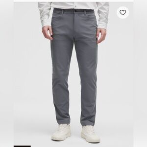 Lululemon ABC Classic-Fit 5 Pocket Pant 35x32. Gray